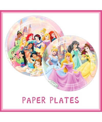 Princess Birthday Party Supplies Princess Party Decoration Set Contains Plates Napkins Knives Forks Spoons Cups Princess Tabl...