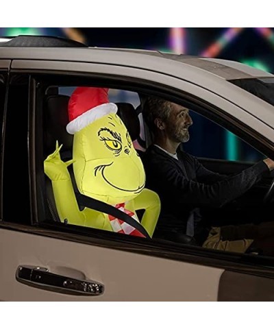 Grinch Car Buddy Inflatable Ride-Along - 3.5' Indoor / Outdoor Holiday Decoration - Includes Repair Patch WHITE $76.54 Childr...