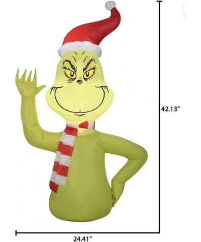 Grinch Car Buddy Inflatable Ride-Along - 3.5' Indoor / Outdoor Holiday Decoration - Includes Repair Patch WHITE $76.54 Childr...