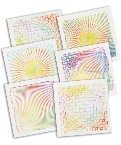 R5841 Optical Illusion 7 by 7-Inch Rubbing Plates 6-Pack $22.52 Kids' Drawing & Writing Boards