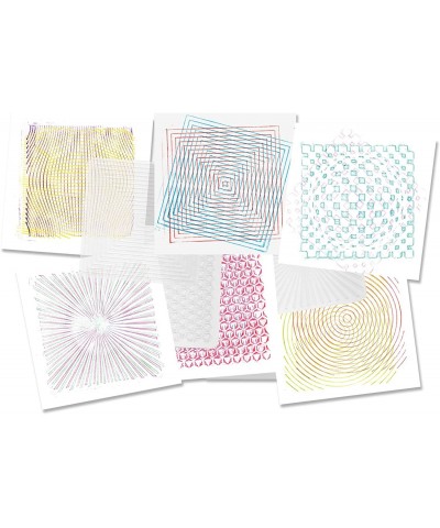 R5841 Optical Illusion 7 by 7-Inch Rubbing Plates 6-Pack $22.52 Kids' Drawing & Writing Boards