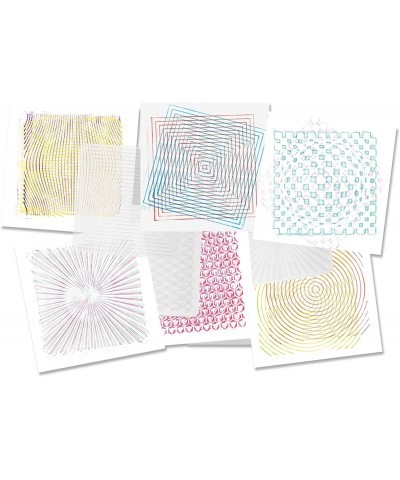 R5841 Optical Illusion 7 by 7-Inch Rubbing Plates 6-Pack $22.52 Kids' Drawing & Writing Boards