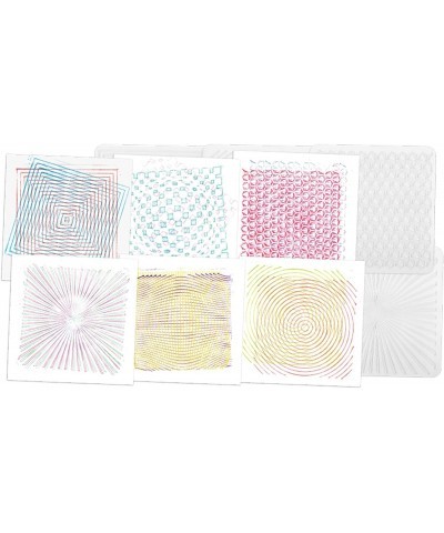 R5841 Optical Illusion 7 by 7-Inch Rubbing Plates 6-Pack $22.52 Kids' Drawing & Writing Boards