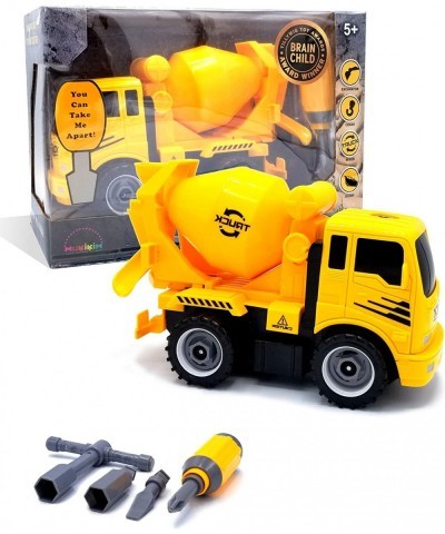 Construct A Truck - Mixer. Take it Apart & Put it Back Together + Friction Powered(2-Toys-in-1!) Awesome Award Winning Toy Th...