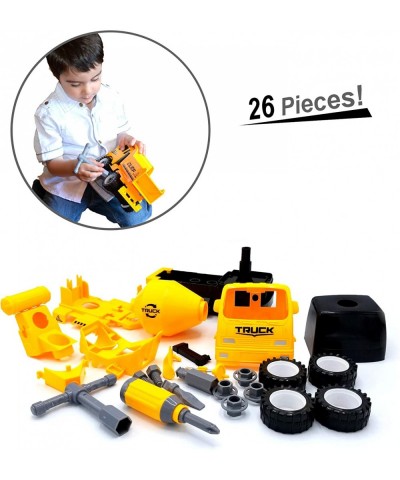 Construct A Truck - Mixer. Take it Apart & Put it Back Together + Friction Powered(2-Toys-in-1!) Awesome Award Winning Toy Th...