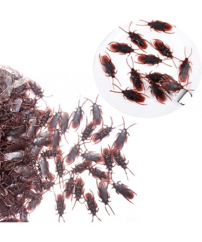 100PCS Fake Roaches Prank Cockroach Plastic Roach Trick Toys for Party Halloween Decoration $14.82 Gags & Practical Joke Toys