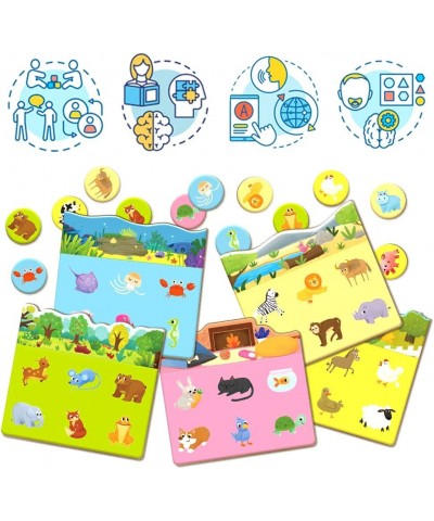 Matching Game - 30 PCS Animal Lotto Game for Kids Memory Card Games for Kids 3 and Up Preschool Learning Toys for Toddlers 1-...