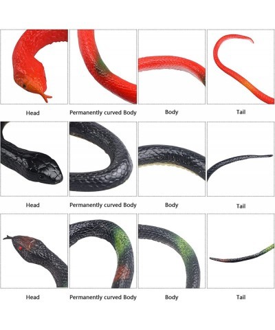 10 Pcs Rubber Snakes 29 Inch 51 Inch Realistic Snakes Pretty Good Gag Halloween Props Medusa Costume Fake Snakes Helping Save...