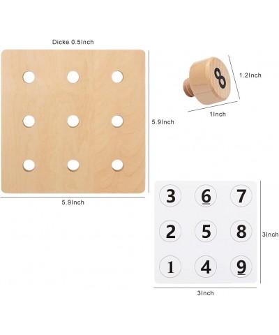 Wooden Matching Games Color and Number Sorting Stacking Wooden Educational Game Color & Number Recognition Skills Chritmas an...