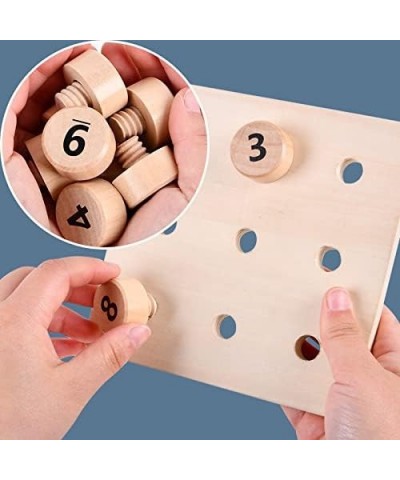 Wooden Matching Games Color and Number Sorting Stacking Wooden Educational Game Color & Number Recognition Skills Chritmas an...