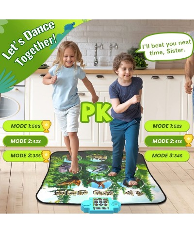 Dinosaur Dance Mat Toys for 3-10 Year Old Boys Girls Dance Pad with LED Light Electronic Toy Birthday Christmas Xmas Gifts fo...