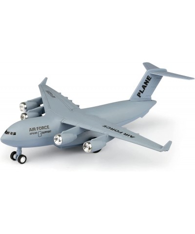 1400 Scale Die Cast Metal Transport Airplane Model with Pull Back Action and Music and Light for Kids $29.37 Kids' Play Airpl...