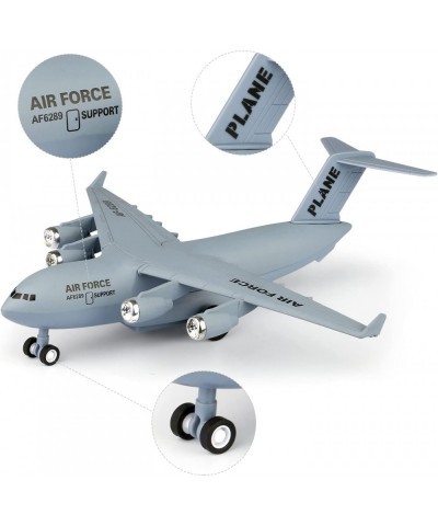 1400 Scale Die Cast Metal Transport Airplane Model with Pull Back Action and Music and Light for Kids $29.37 Kids' Play Airpl...