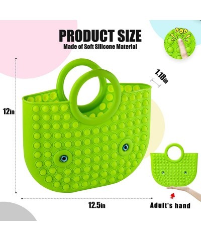 Big Pop Purse Handbags for Girls Women Large Pop Fidget Toys for Kids 6-12 Birthday Party Gifts Portable Bag for School Offic...