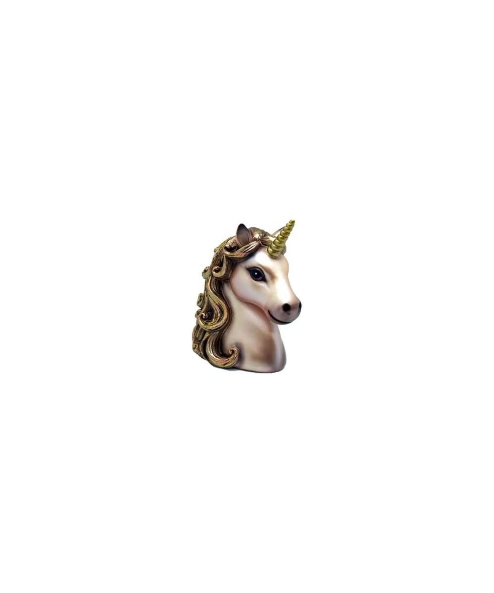 Toy Banks Coin Money Container Pink Metallic Unicorn Pretty Flowing Golden Hair Majestic Magic $29.35 Kids' Money Banks