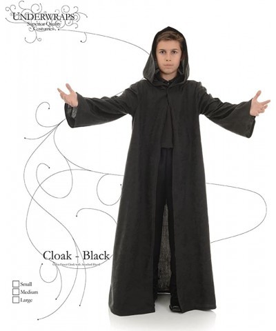 Big Boy's Children's Cloak Costume Accessory Black Small Childrens Costume Black Small $45.46 Kids' Costumes