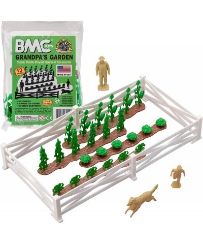 BMC Classic Marx Grandpa's Garden - 13pc Plastic Farm Dog & Crops Playset $28.49 Play Figure Playsets