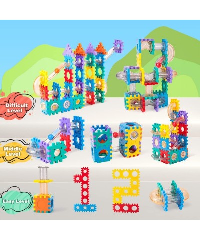 Marble Run Race Track Toys 192PCS Building Blocks Set with Ball DIY Building Toys STEM Educational Toys Gift for Kids Toddler...