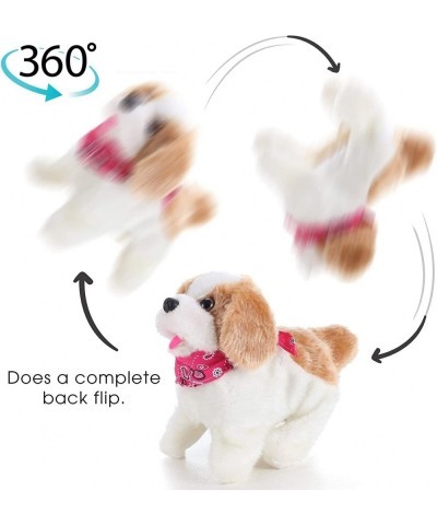 Flip Over Puppy - Battery Operated Electronic Pet Cute Little Dog Somersaults Walks Sits Barks $28.59 Electronic Pets