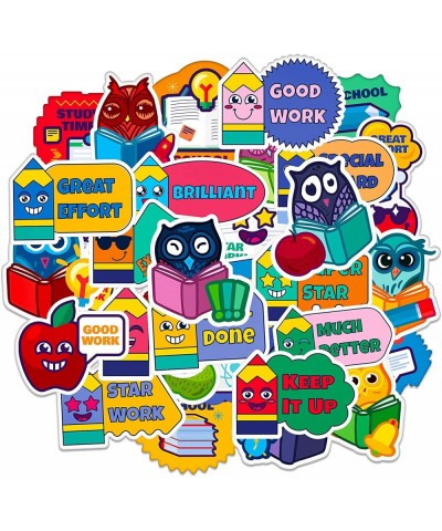 Back to School Stickers Reward Stickers for Kids Students School Stickers for Scrapbook Laptop Planner Waterbottle Stickers T...