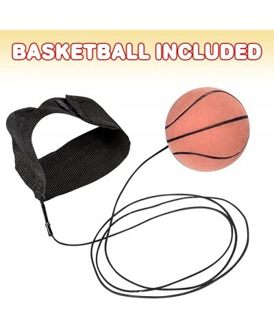 2.25 Inch Sports Wrist Balls - Set of 3 - Includes Basketball Baseball and Soccer Ball Wristband Toys - Durable Foam String A...