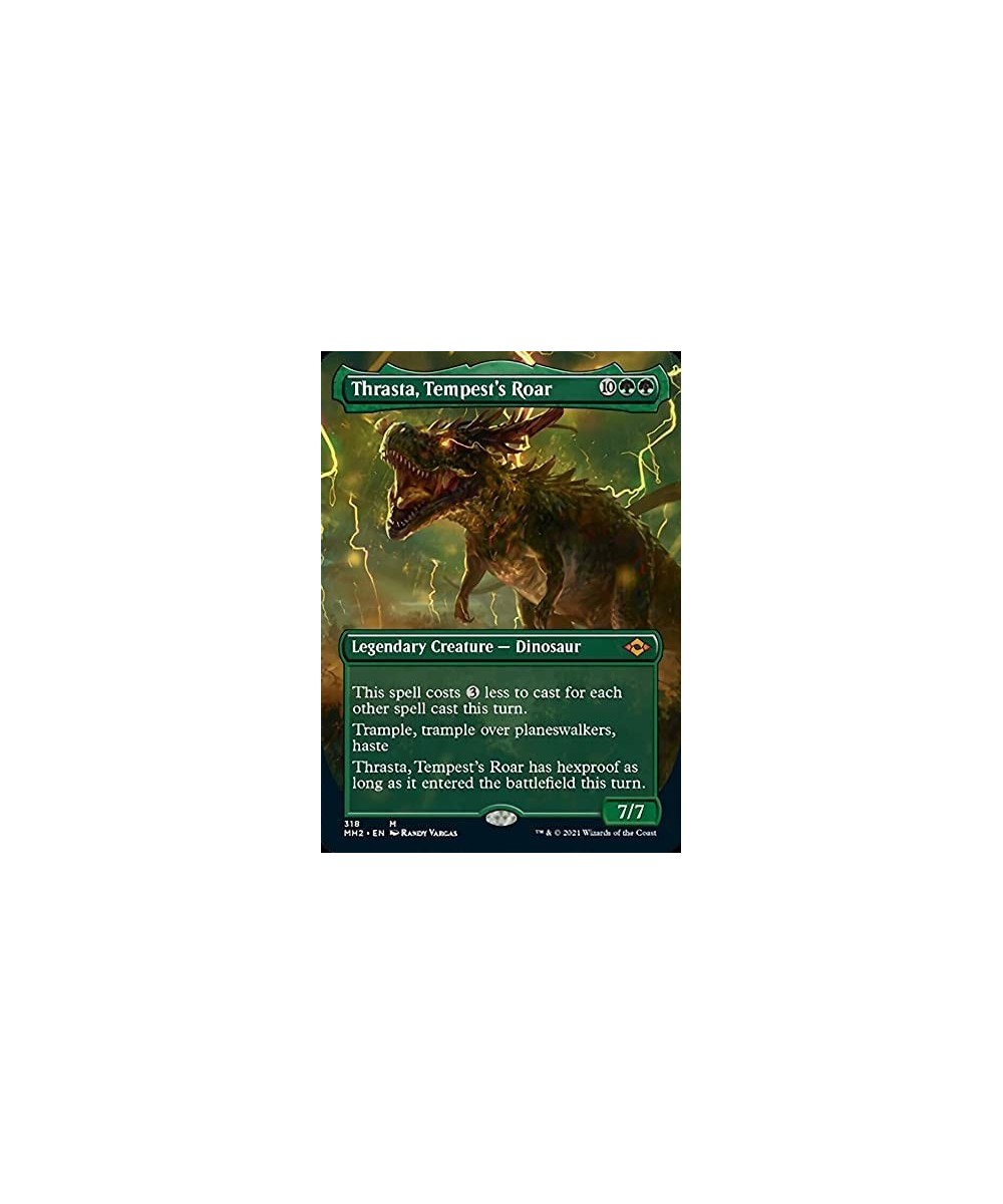 Magic: the Gathering - Thrasta Tempest's Roar (318) - Borderless - Modern Horizons 2 $12.42 Trading Cards & Accessories