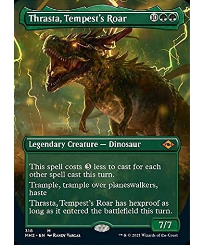 Magic: the Gathering - Thrasta Tempest's Roar (318) - Borderless - Modern Horizons 2 $12.42 Trading Cards & Accessories