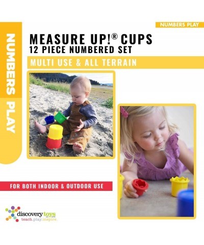 Measure UP! Cups | Educational Stacking & Nesting 12 Piece Numbered Set| Kid-Powered Learning | STEM Toy Early Math Childhood...