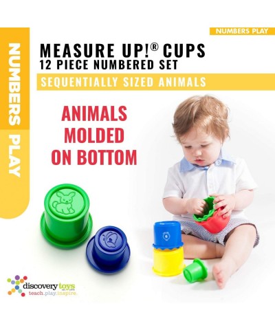 Measure UP! Cups | Educational Stacking & Nesting 12 Piece Numbered Set| Kid-Powered Learning | STEM Toy Early Math Childhood...