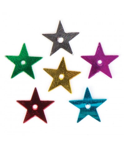 Star Sequins for Children to Make Decorate and Personalise for Christmas - Creative Xmas Toys for Kids (Per Jar) 90g Assorted...