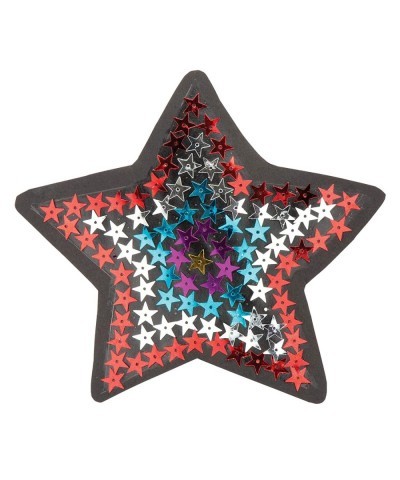 Star Sequins for Children to Make Decorate and Personalise for Christmas - Creative Xmas Toys for Kids (Per Jar) 90g Assorted...