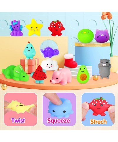 100Pcs Mochi Squishy Toy Party Favors for Kid Animal Squishies Kawaii Mini Squishies Classroom Prizes Stress Relief Toy Hallo...