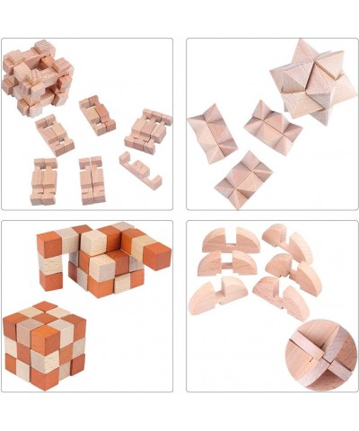 Brain Teaser Puzzle for Kids Adults Puzzle Games Wooden and Metal 3D Unlock Interlocking Puzzle Educational Toy 28Pcs $50.41 ...