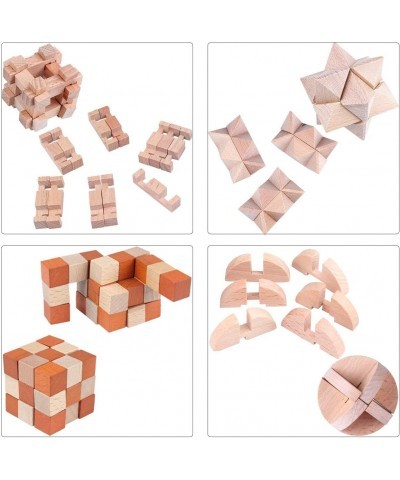 Brain Teaser Puzzle for Kids Adults Puzzle Games Wooden and Metal 3D Unlock Interlocking Puzzle Educational Toy 28Pcs $50.41 ...