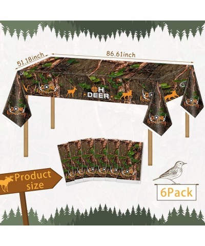 Hunting Birthday Decorations Camo Tablecloth Party Supplies Table Covers for Baby Shower (6 Piece) $33.94 Kids' Party Tableco...