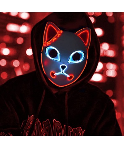 Dress Up Mask Halloween Mask Fox Mask LED Mask Men's Women's Mask $29.76 Kids' Dress-Up Accessories