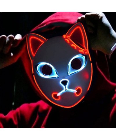 Dress Up Mask Halloween Mask Fox Mask LED Mask Men's Women's Mask $29.76 Kids' Dress-Up Accessories