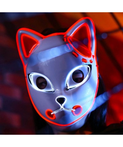 Dress Up Mask Halloween Mask Fox Mask LED Mask Men's Women's Mask $29.76 Kids' Dress-Up Accessories