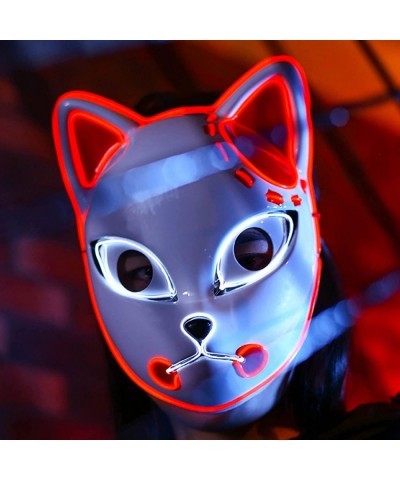 Dress Up Mask Halloween Mask Fox Mask LED Mask Men's Women's Mask $29.76 Kids' Dress-Up Accessories