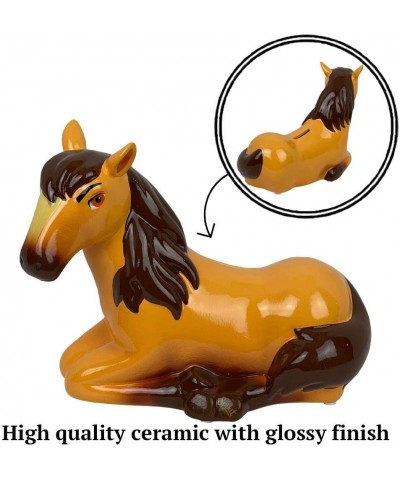 Spirit Untamed Horse Piggy Bank for Girls – Kids’ Ceramic Coin Bank $40.16 Kids' Money Banks