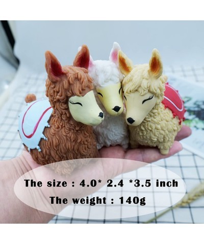 Llama Toy Funny Cute Decompress and Squeeze Stress Relief Toy for Children and Adults Sensory Toy for Anxiety Fun Gift for An...