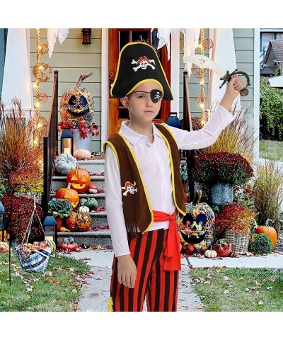 Pirate Costume for Kids Halloween Role Play Dress Up Set Theme Parties Pretend Cosplay Deluxe Costume Accessories Toys $27.92...