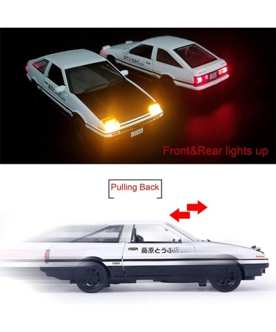 Initial D Toyota Trueno AE86 Alloy Diecast Car Model Sports Car Toys for Kids and Adults Pull Back Vehicles Toy Cars (Black-T...