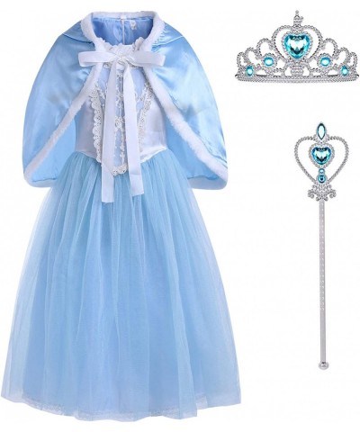 Cinderella Princess Fancy Costume for Girls Party Birthday Dress up Blue $42.14 Kids' Costumes