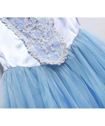 Cinderella Princess Fancy Costume for Girls Party Birthday Dress up Blue $42.14 Kids' Costumes