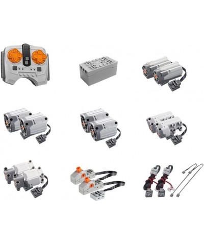 18 Technology Power Functions Sets Including 10 Motors (XL / Servo / M / L) Power Kits APP with Adjustable Speed and 2.4G Rem...