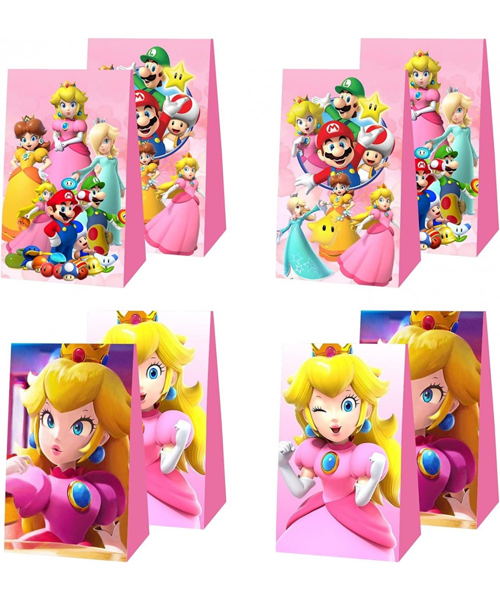 12pcs Princess Peach Party Favor Gift Bags Princess Peach Birthday Party Supplies for Boys and Girls Party Decorations $24.53...