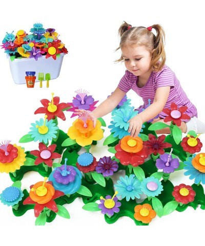 Stem Flower Garden Building Toys for Girls Aged 3 4 5 6 7 Years Old Toddlers - Birthday Gifts for Kids 100 Pcs $38.53 Toy Gar...