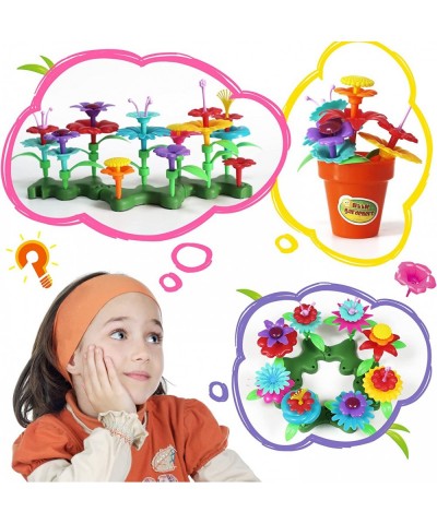 Stem Flower Garden Building Toys for Girls Aged 3 4 5 6 7 Years Old Toddlers - Birthday Gifts for Kids 100 Pcs $38.53 Toy Gar...