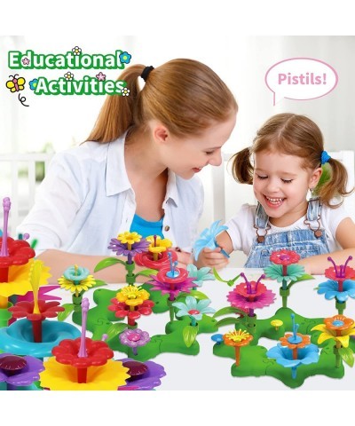 Stem Flower Garden Building Toys for Girls Aged 3 4 5 6 7 Years Old Toddlers - Birthday Gifts for Kids 100 Pcs $38.53 Toy Gar...